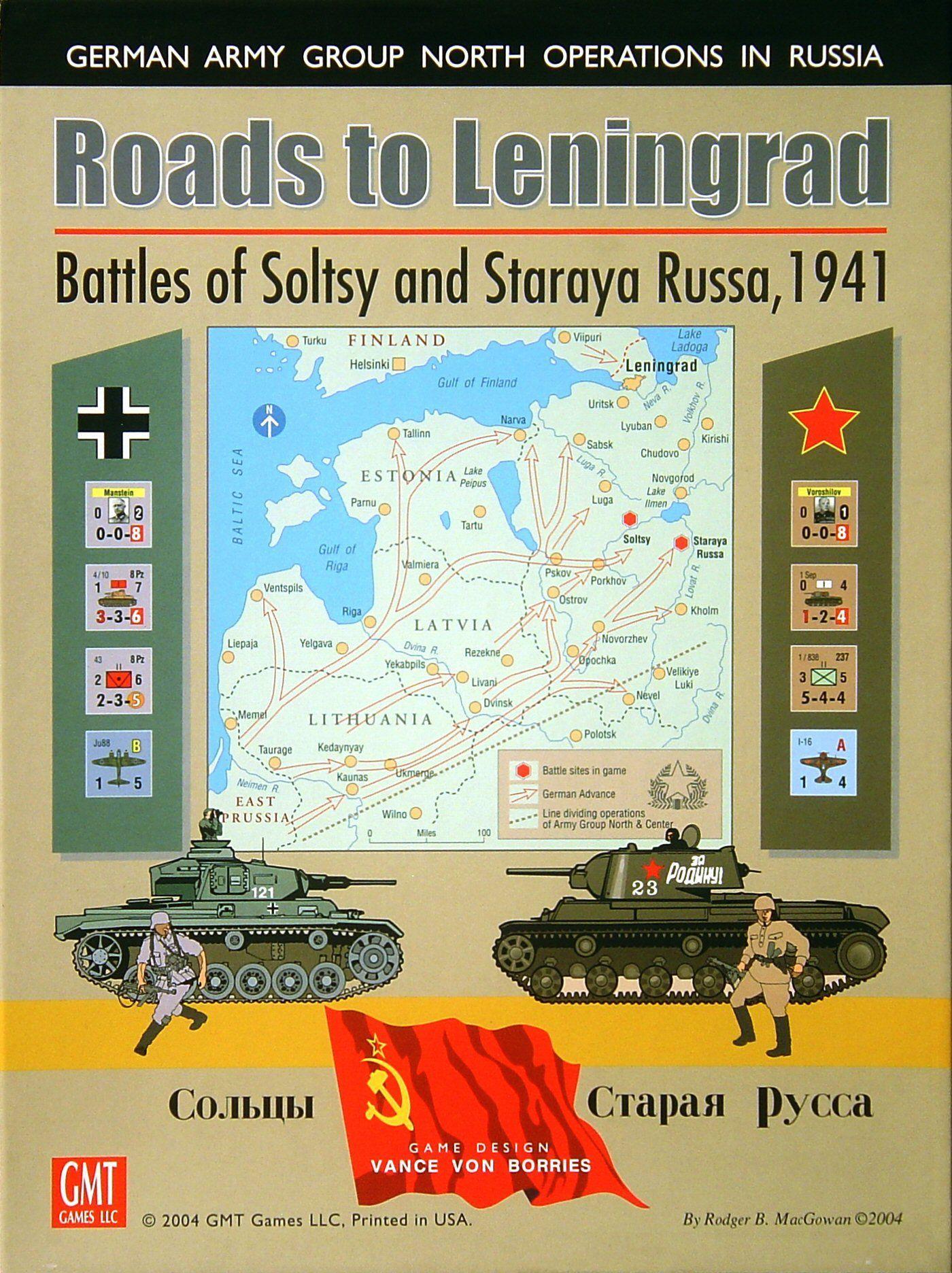 Roads to Leningrad: Battles of Soltsy and Staraya Russa, 1941 cover