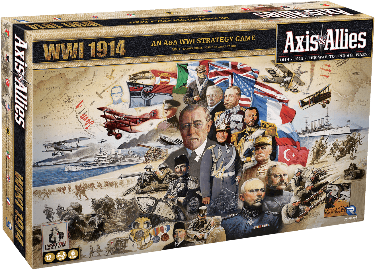 Axis & Allies: WWI 1914 cover