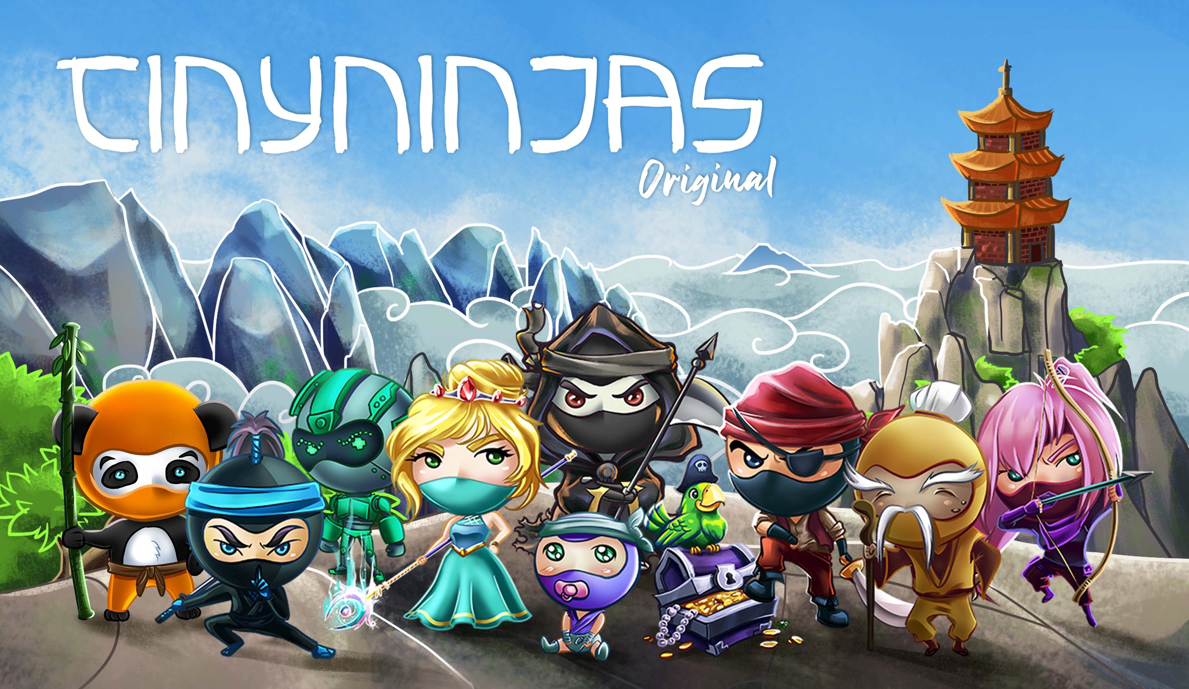 Tiny Ninjas: Original cover