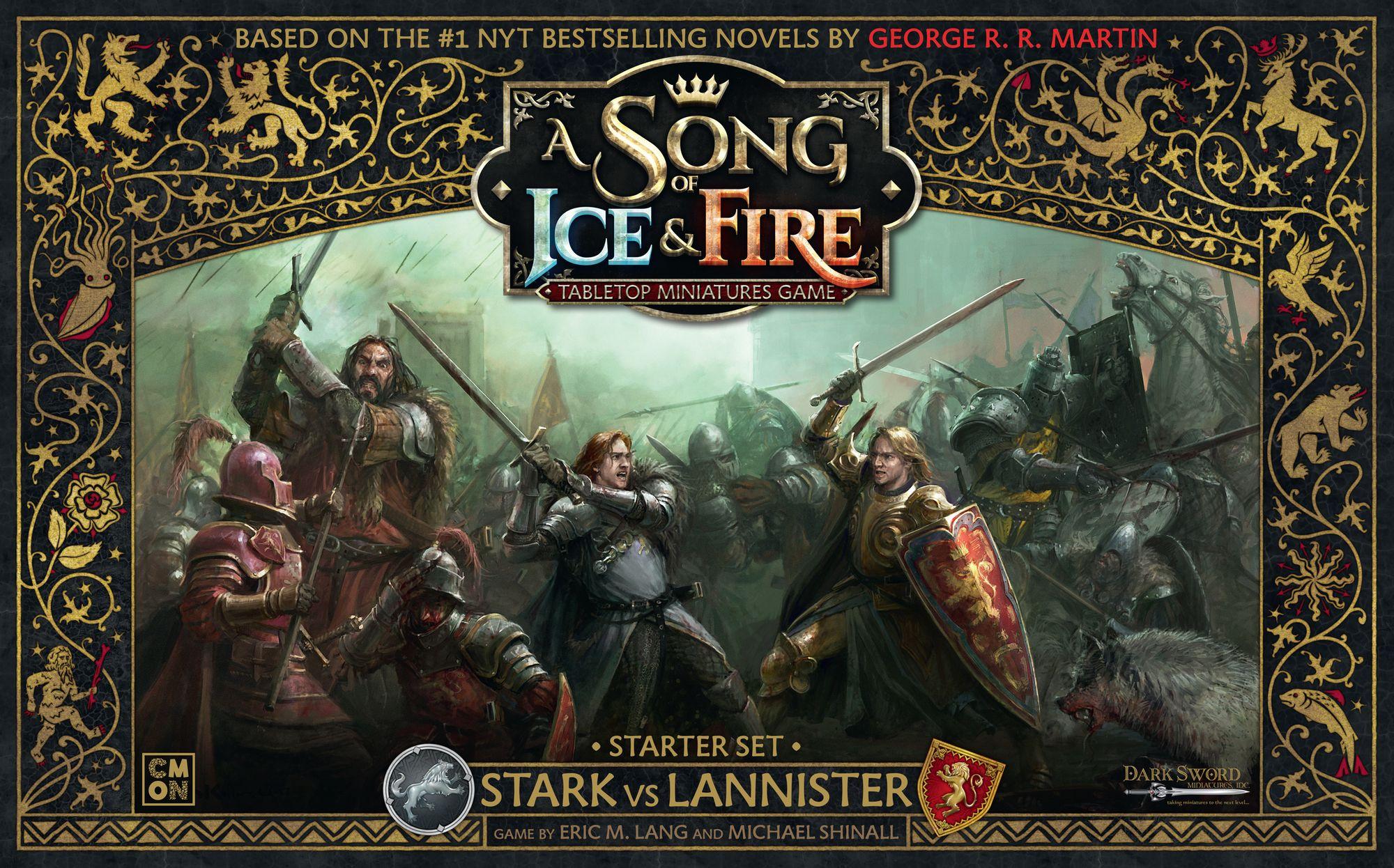 A Song of Ice & Fire: Tabletop Miniatures Game – Stark vs Lannister Starter Set cover