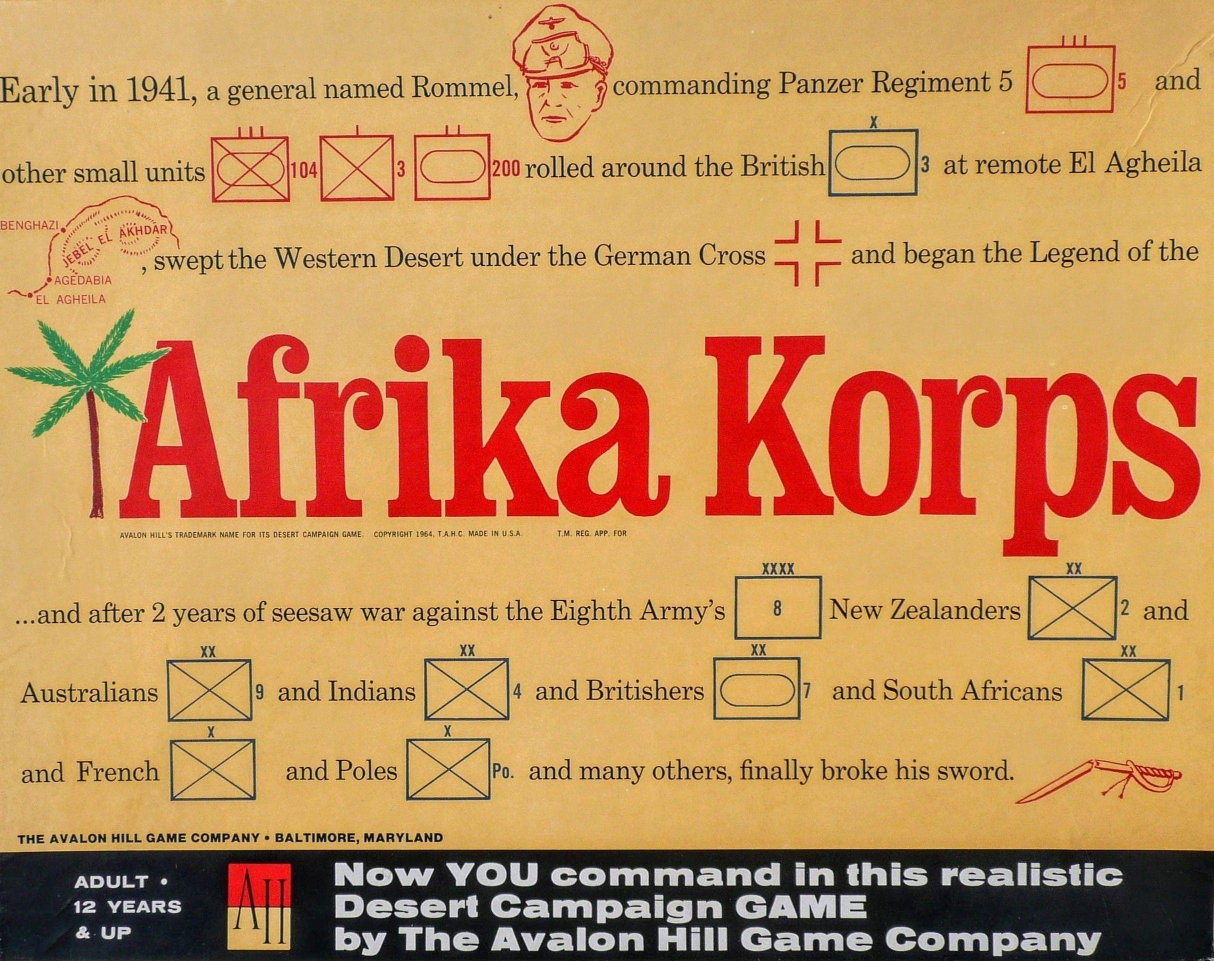 Afrika Korps cover