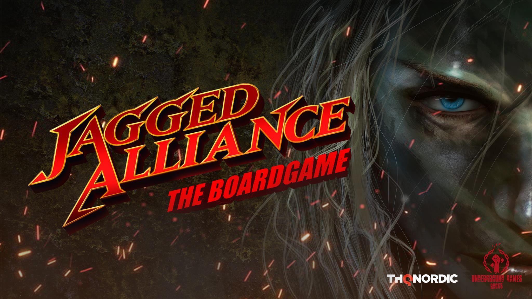 Jagged Alliance: The Board Game cover