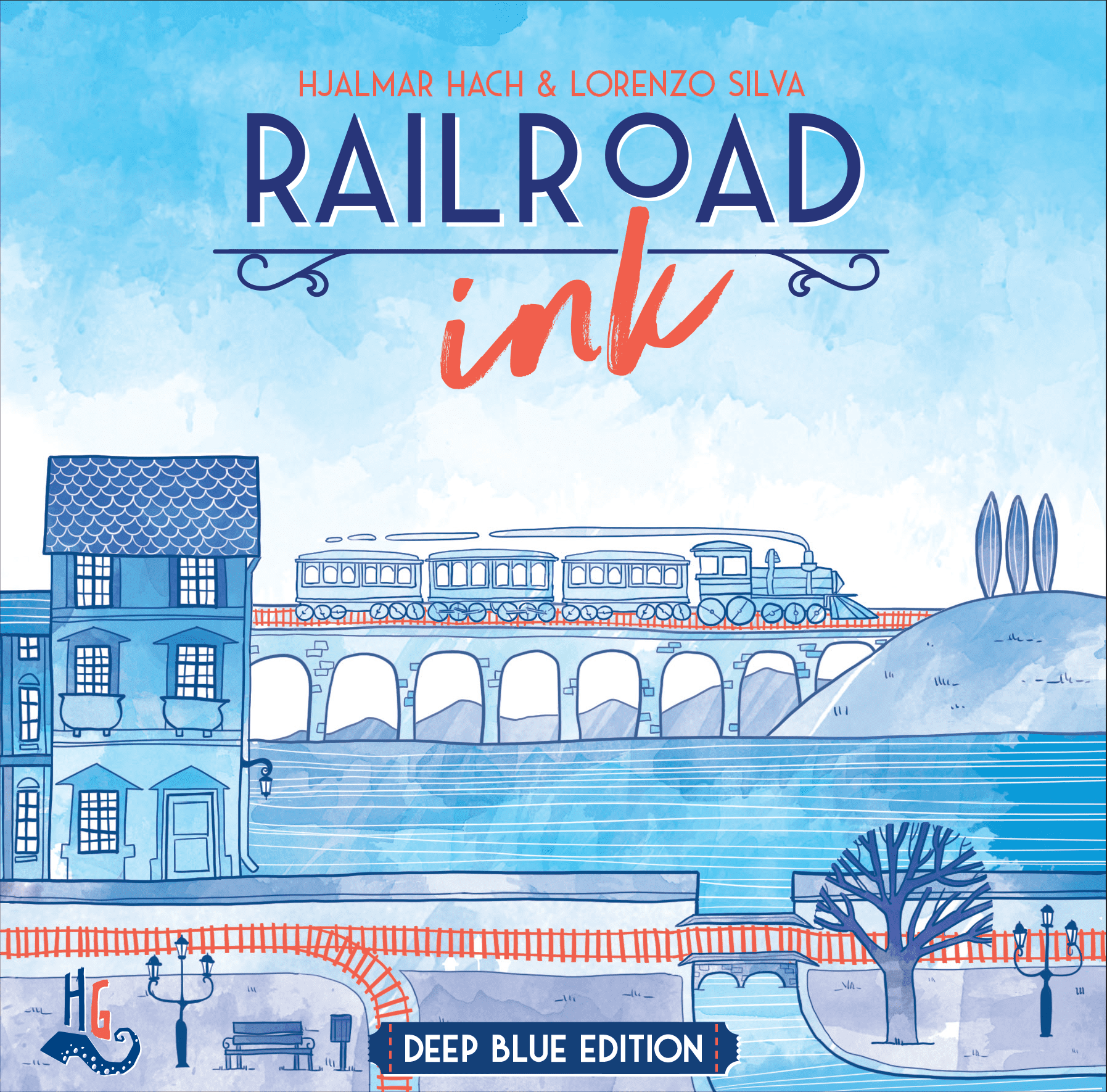 Railroad Ink: Deep Blue Edition cover