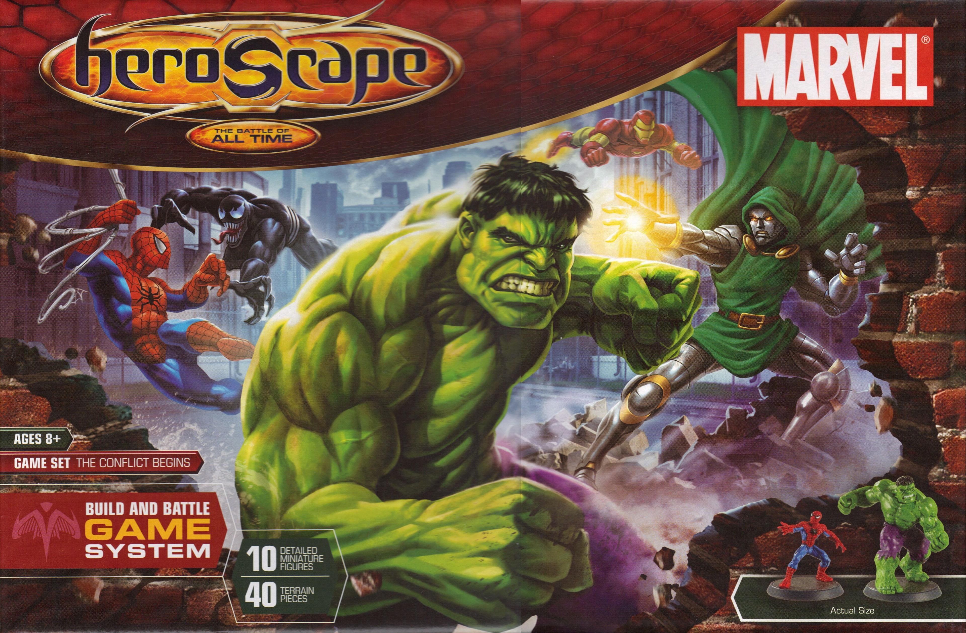 Heroscape Marvel: The Conflict Begins cover