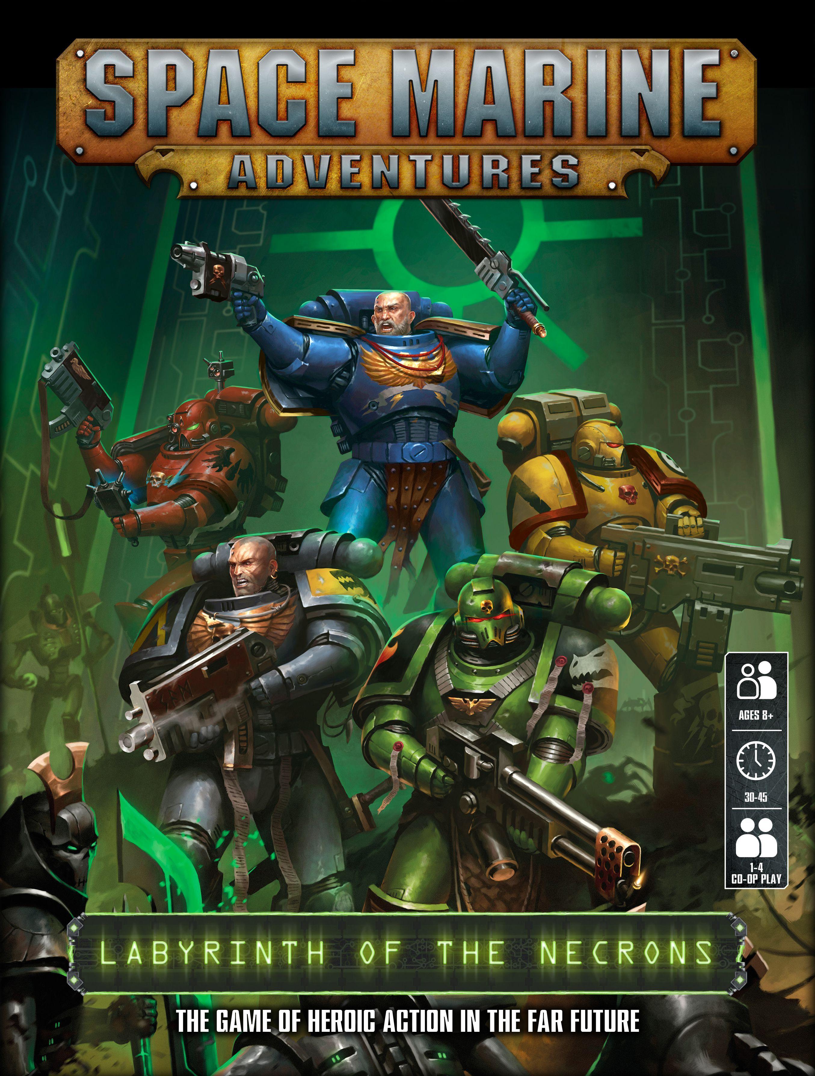 Space Marine Adventures: Labyrinth of the Necrons cover
