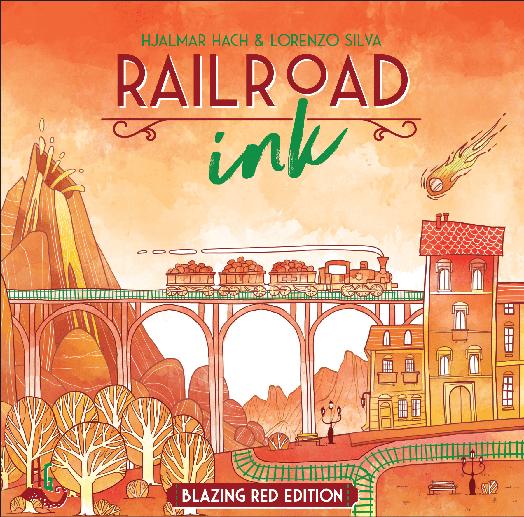 Railroad Ink: Blazing Red Edition cover