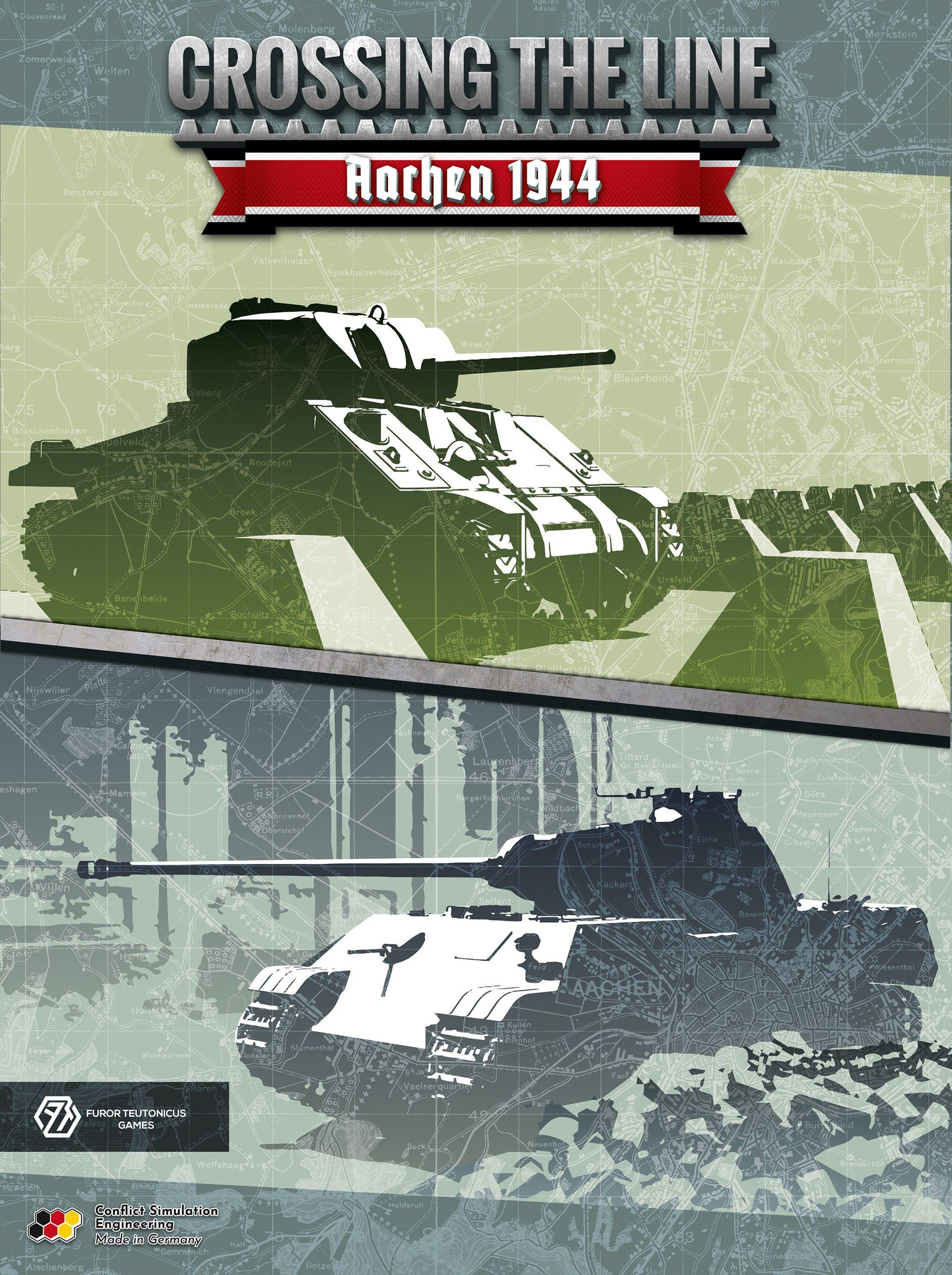 Crossing the Line: Aachen 1944 cover