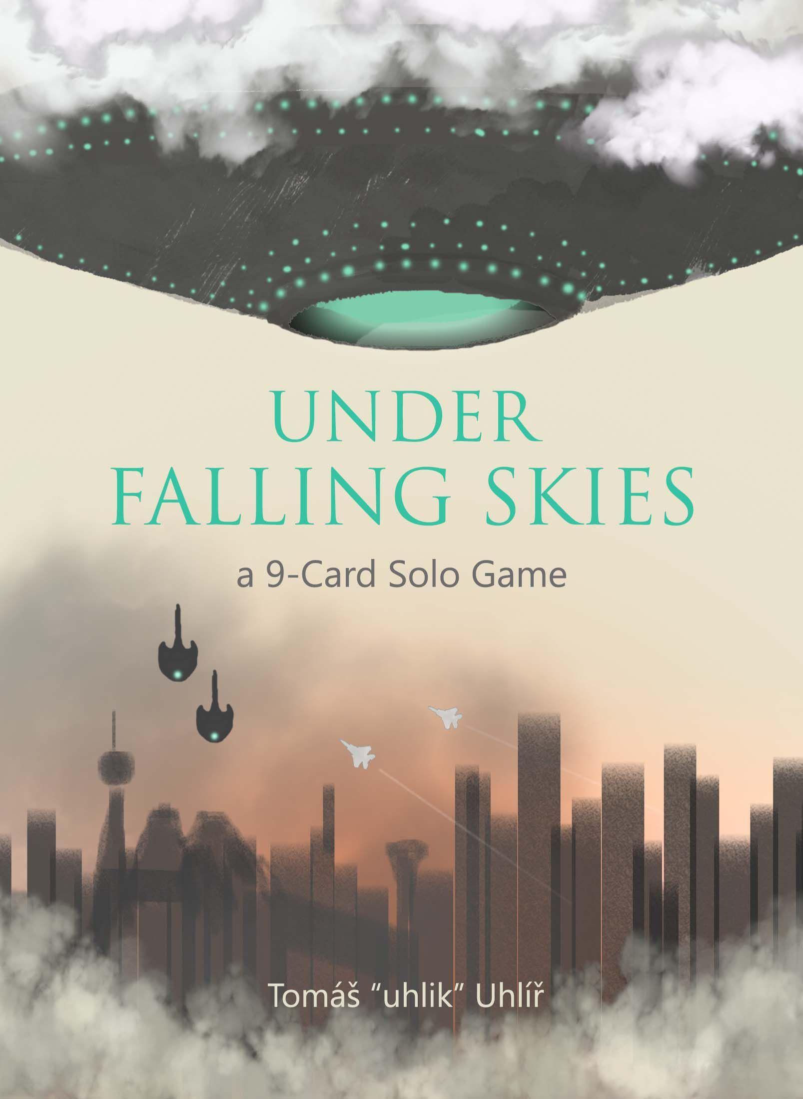 Under Falling Skies: A 9-Card Solo Game cover