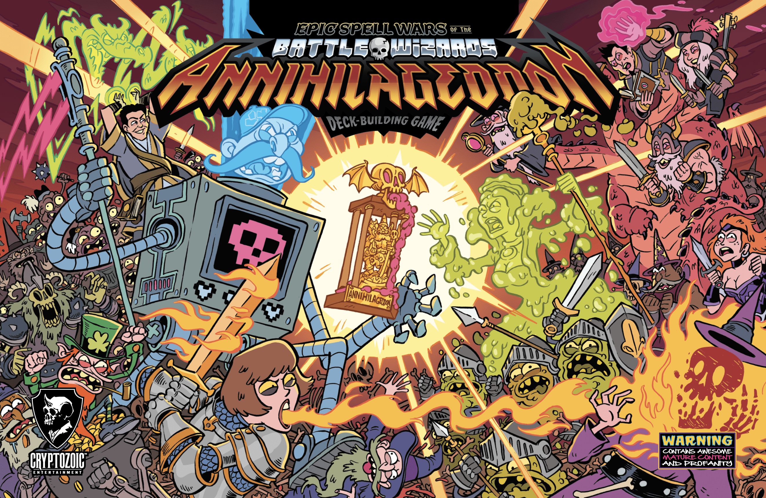 Epic Spell Wars of the Battle Wizards: Annihilageddon Deck-Building Game cover