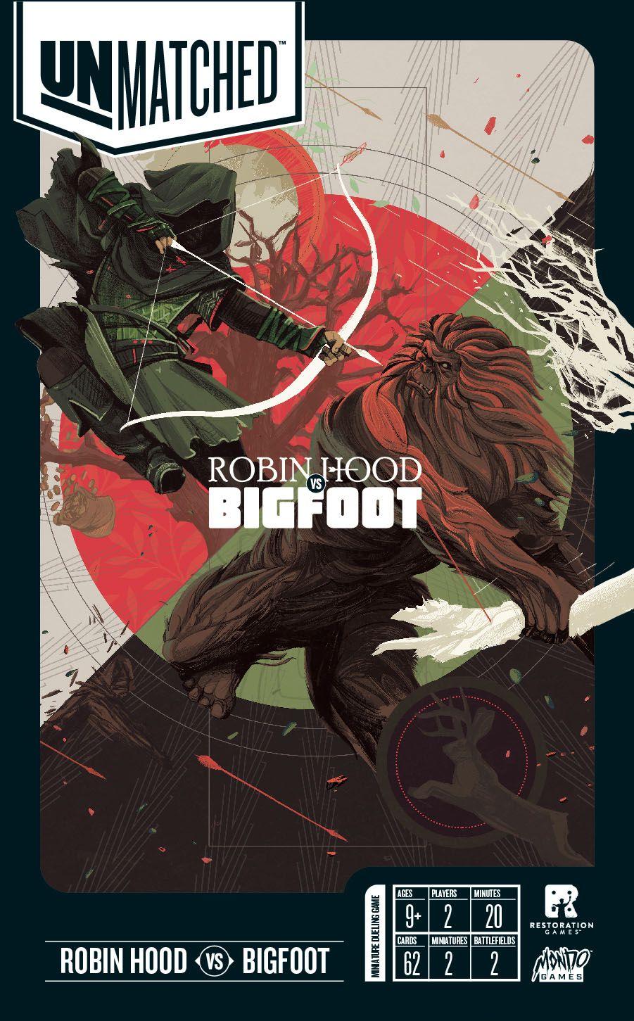 Unmatched: Robin Hood vs. Bigfoot cover