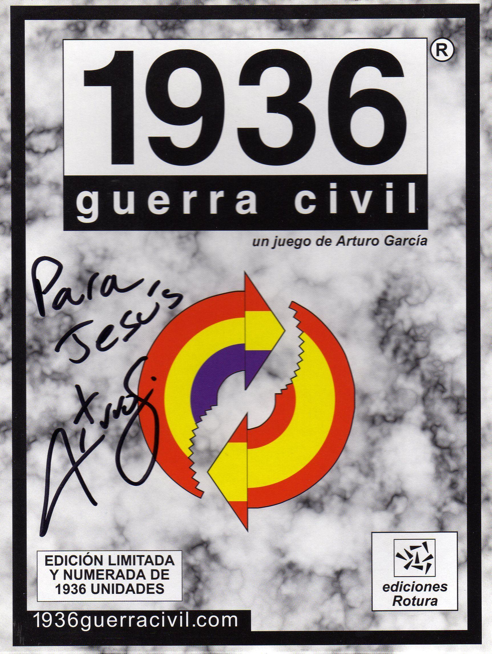 1936: Guerra Civil cover