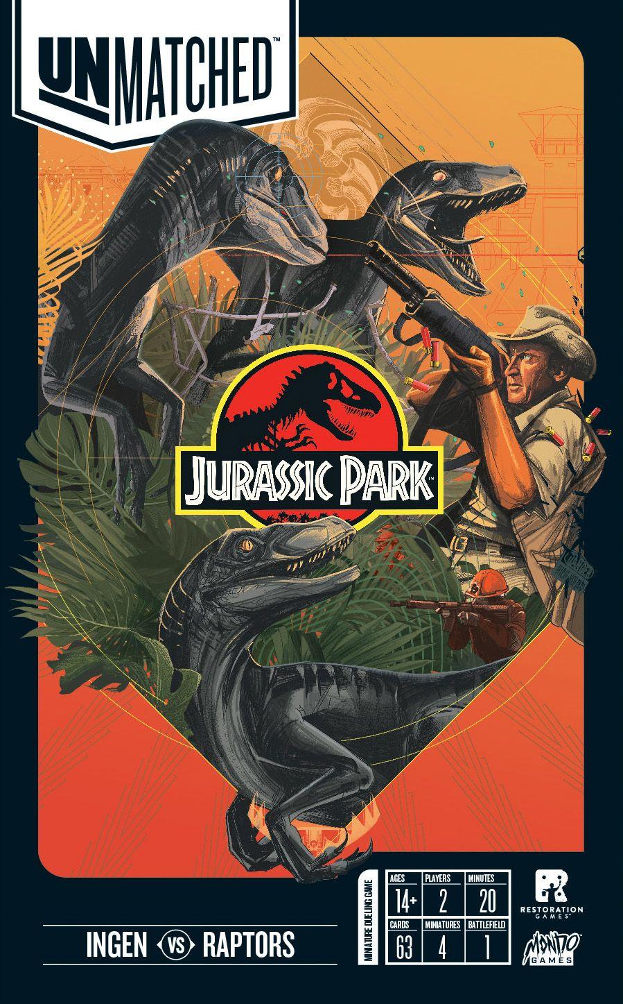 Unmatched: Jurassic Park – InGen vs Raptors cover