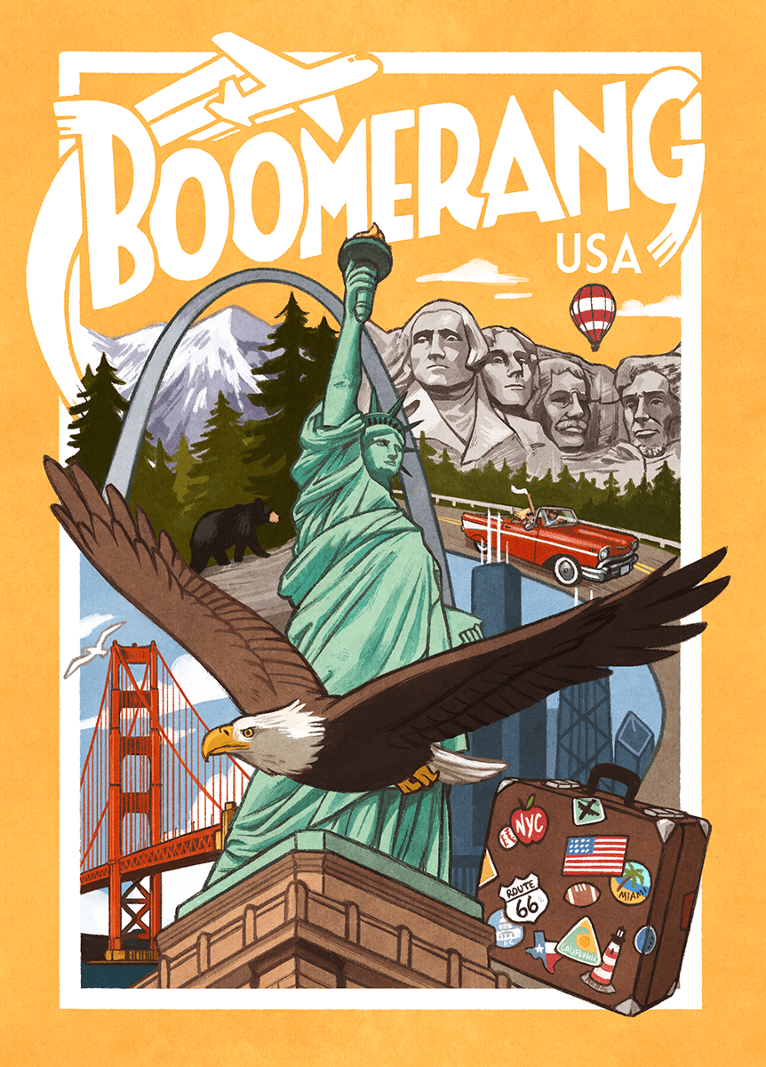 Boomerang: USA cover