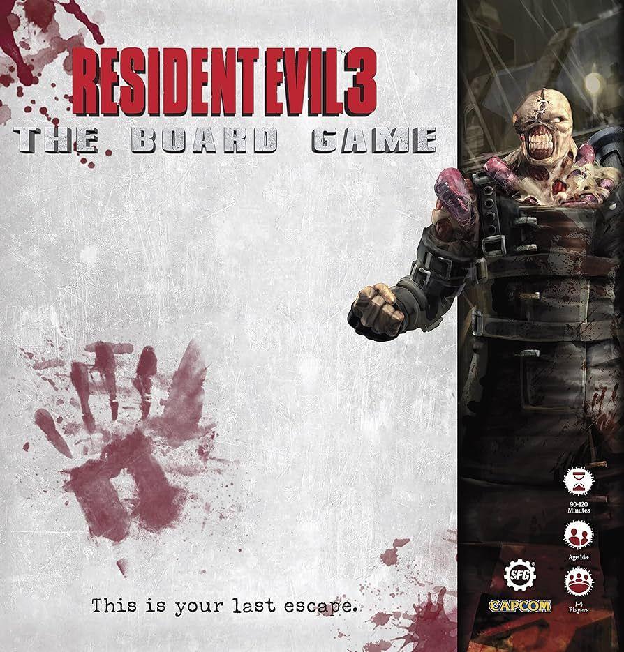 Resident Evil 3: The Board Game cover