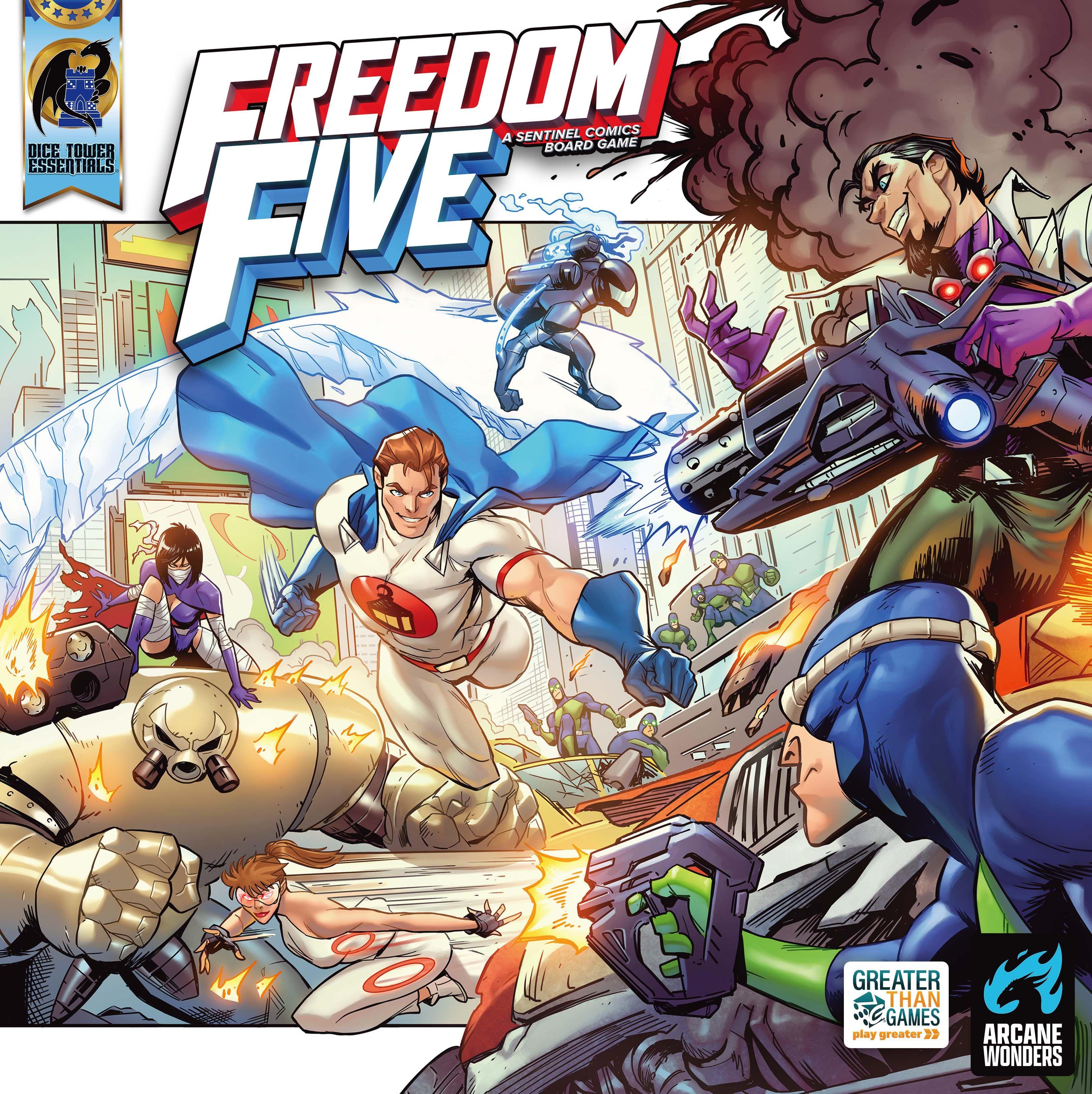 Freedom Five: A Sentinel Comics Board Game cover
