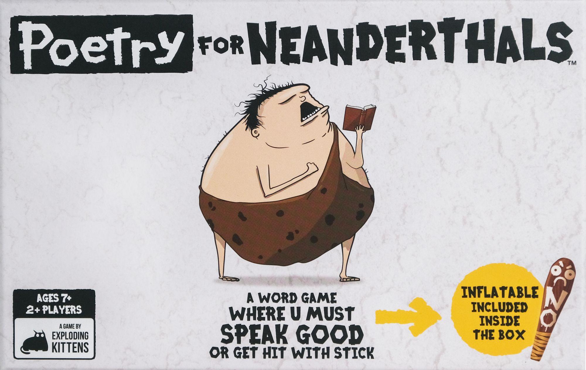 Poetry for Neanderthals cover