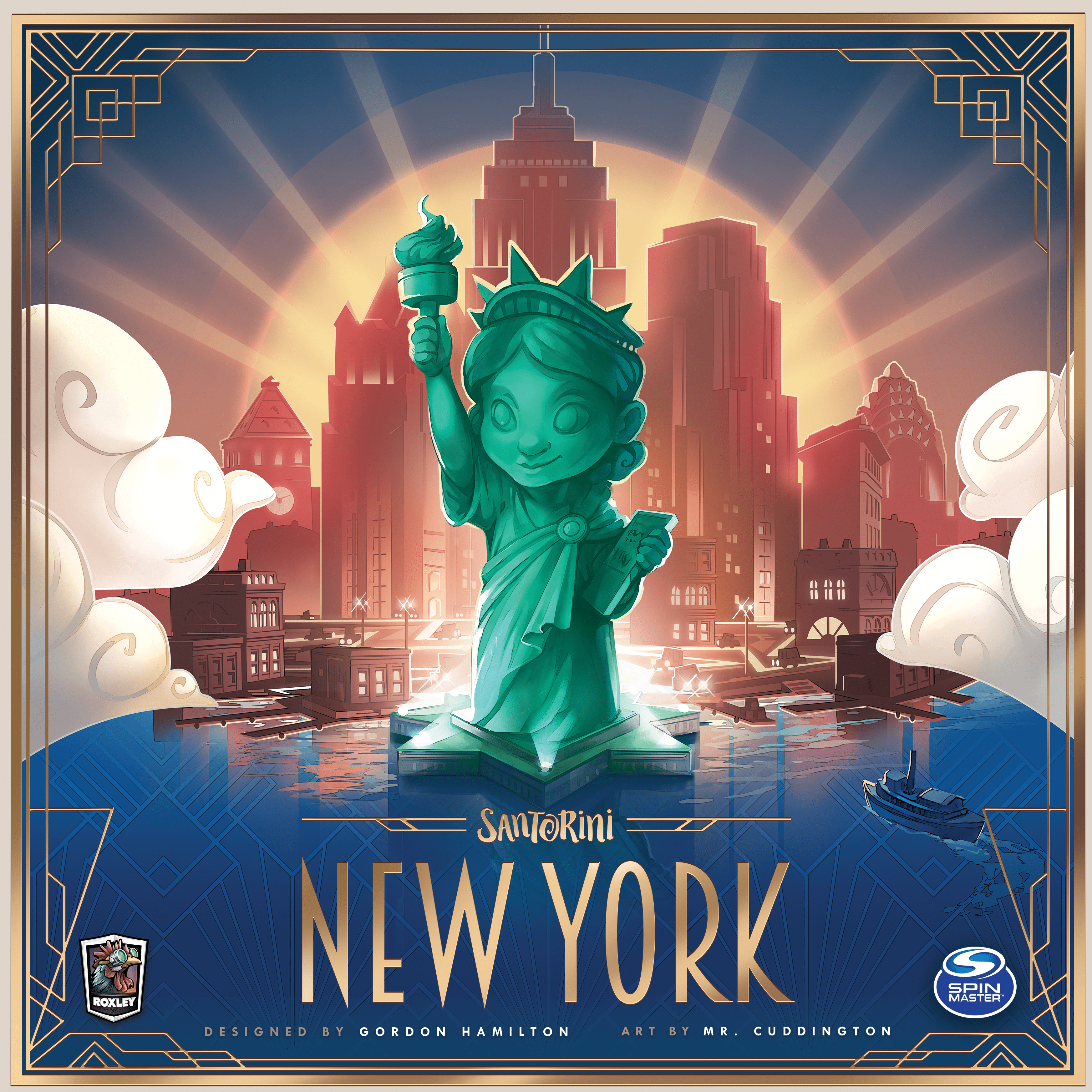 Santorini: New York cover