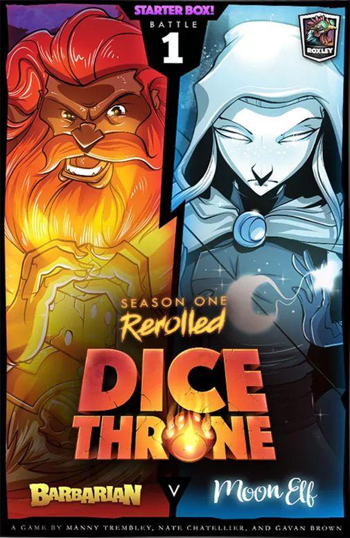 Dice Throne: Season One Rerolled – Battle 1:  Barbarian v. Moon Elf cover