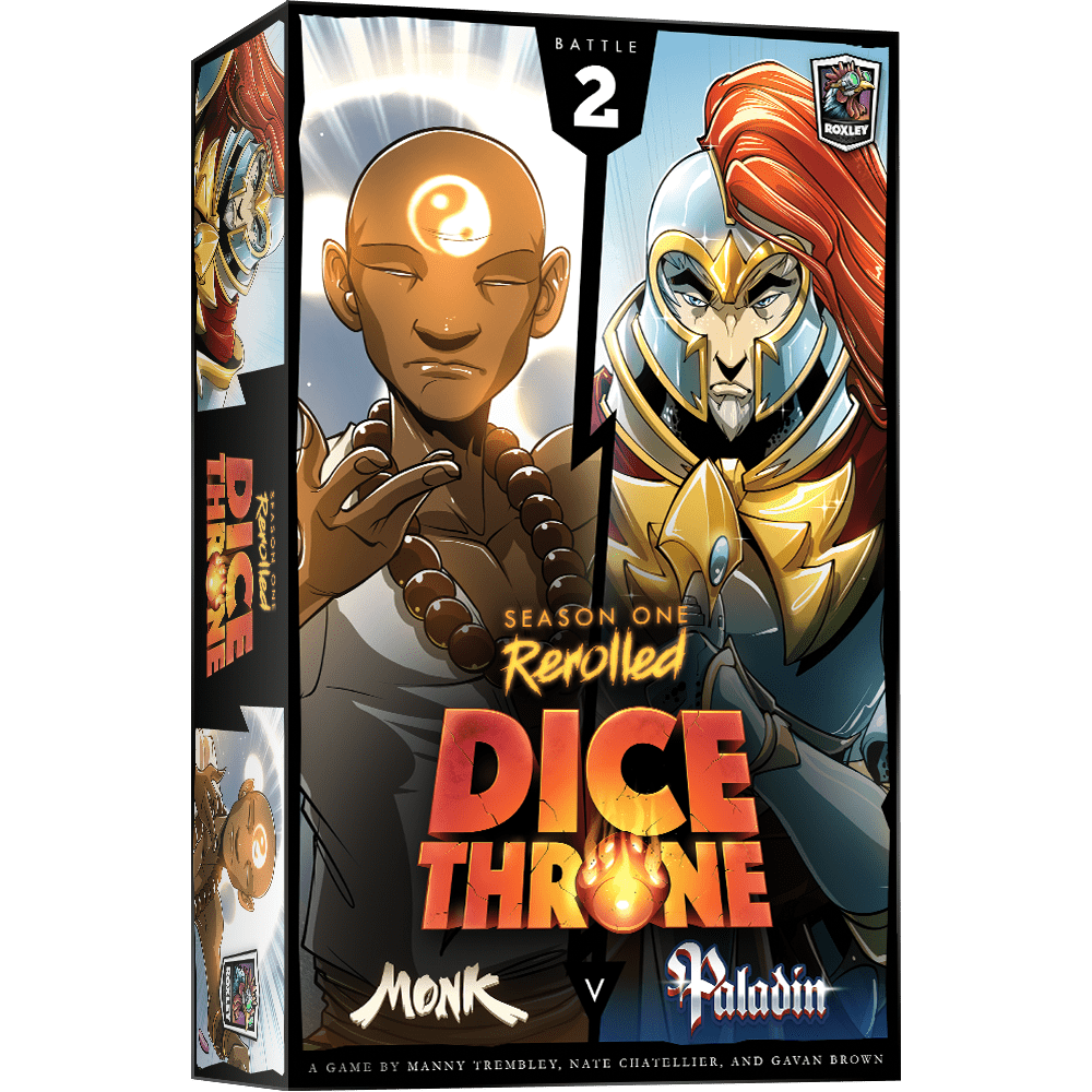 Dice Throne: Season One ReRolled – Monk v. Paladin cover