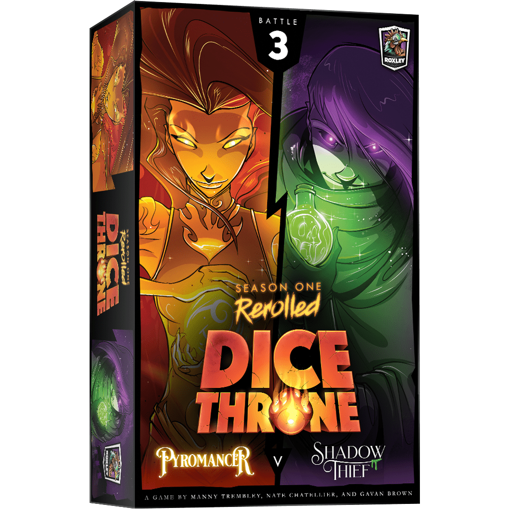 Dice Throne: Season One ReRolled – Pyromancer v. Shadow Thief cover