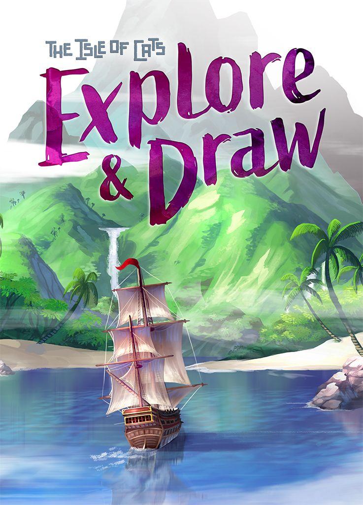 The Isle of Cats: Explore & Draw cover