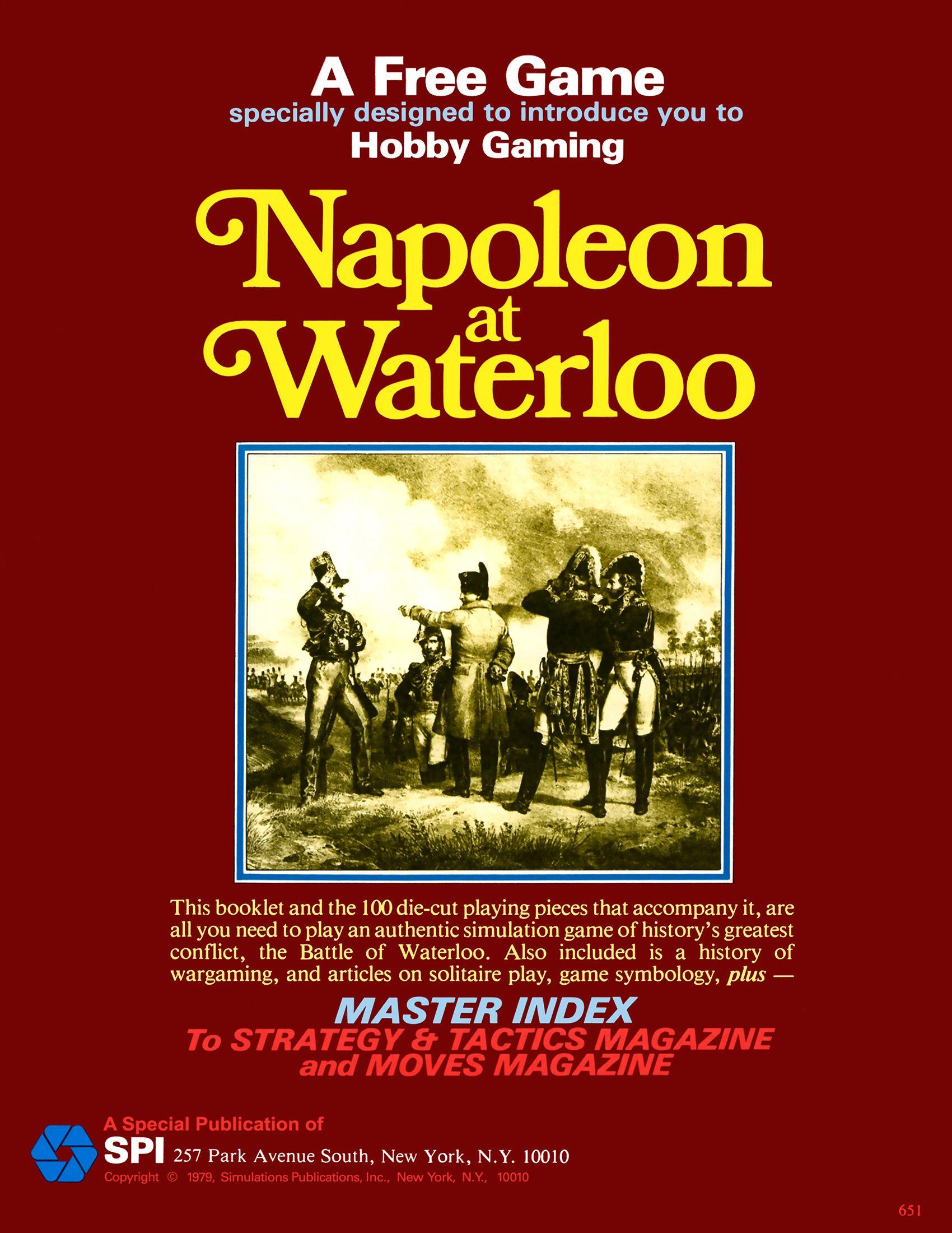Napoleon at Waterloo cover