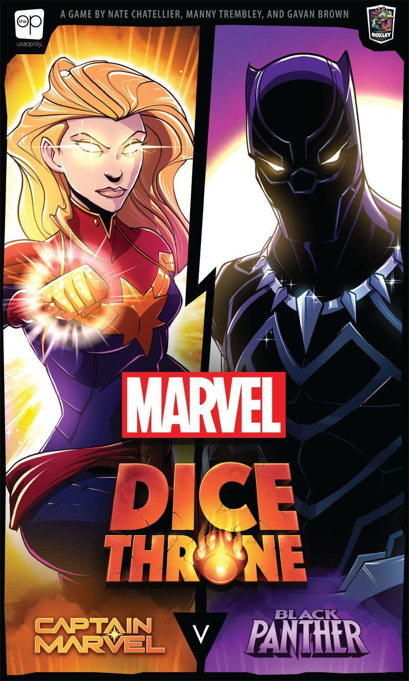 Marvel Dice Throne: Captain Marvel v. Black Panther cover