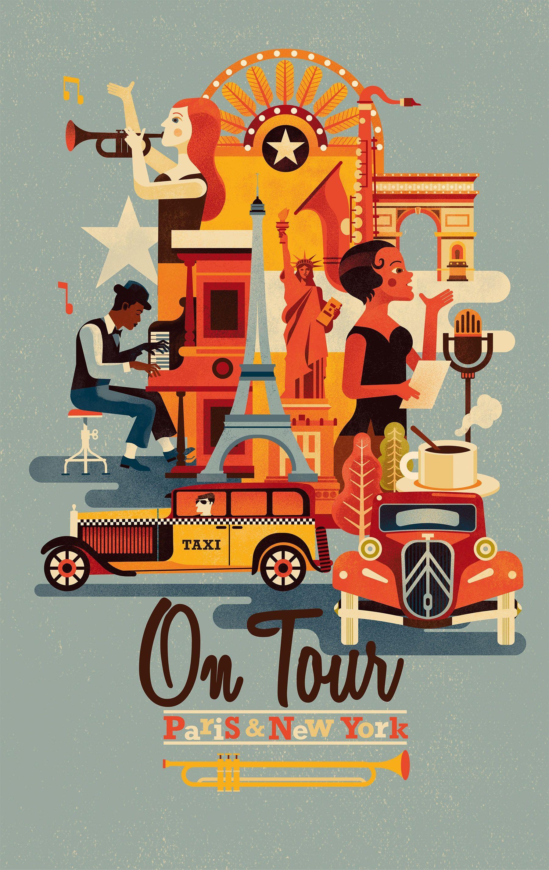 On Tour: Paris and New York cover
