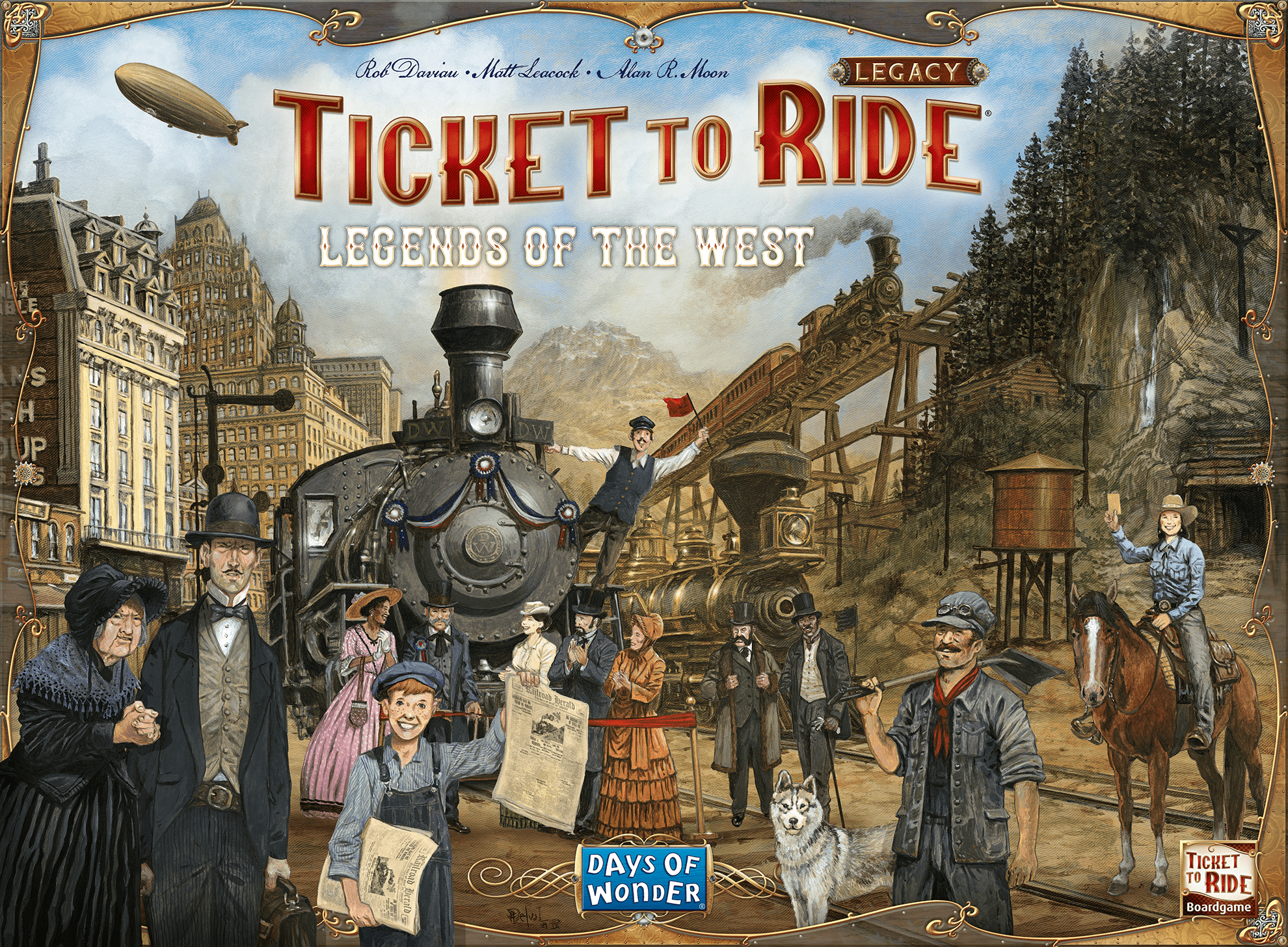 Ticket to Ride Legacy: Legends of the West cover
