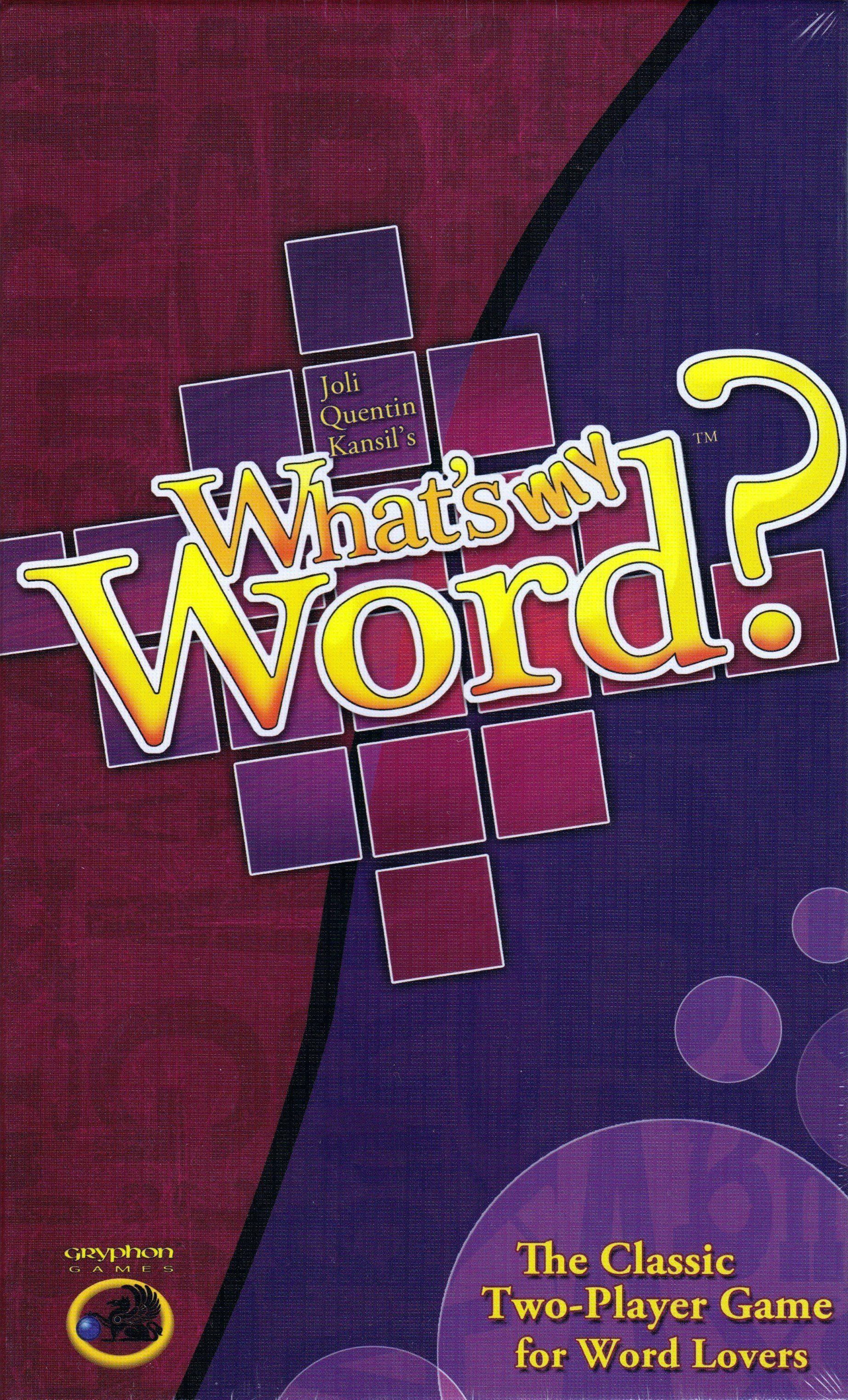 What's My Word? cover