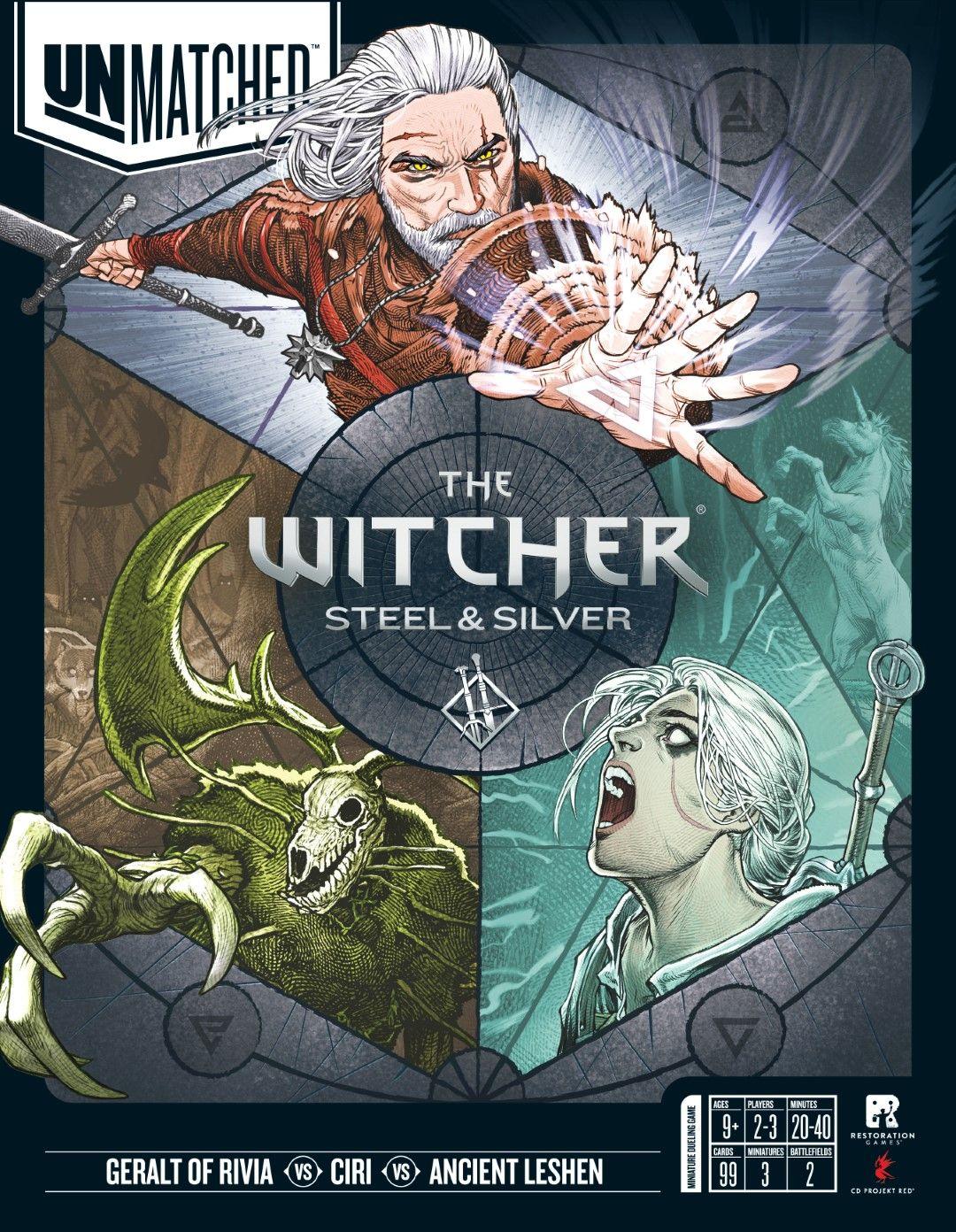 Unmatched: The Witcher – Steel and Silver cover