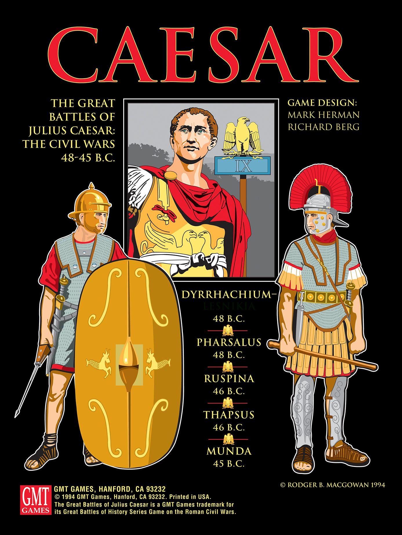 CAESAR: The Great Battles of Julius Caesar – The Civil Wars 48-45 B.C. cover