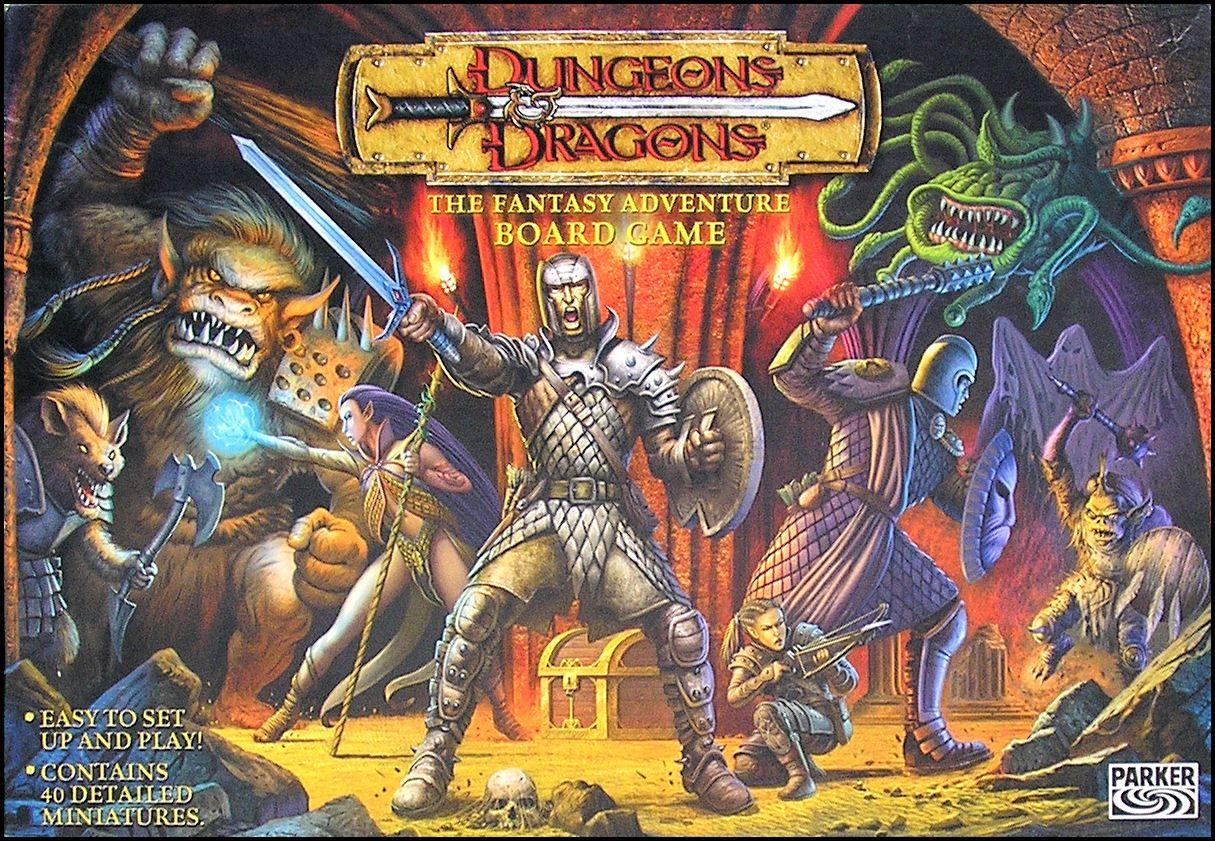 Dungeons & Dragons: The Fantasy Adventure Board Game cover