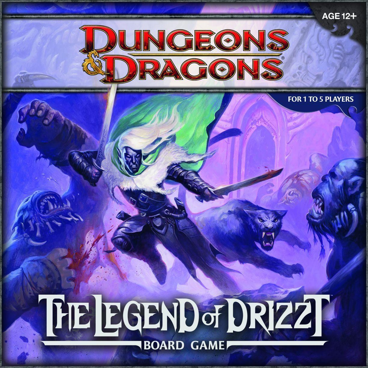 Dungeons & Dragons: The Legend of Drizzt Board Game cover